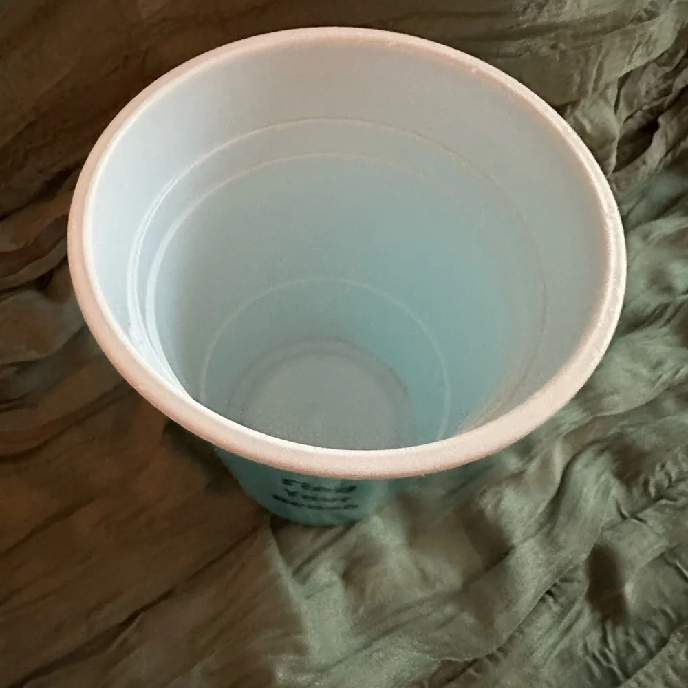 Blue “Find Your Beach” Plastic Cup - Picture 4 of 4